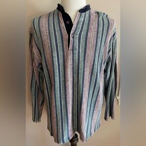 Cotton Mill Color Striped Shirt